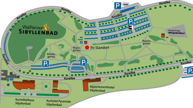 Übersichtsplan Kurpark