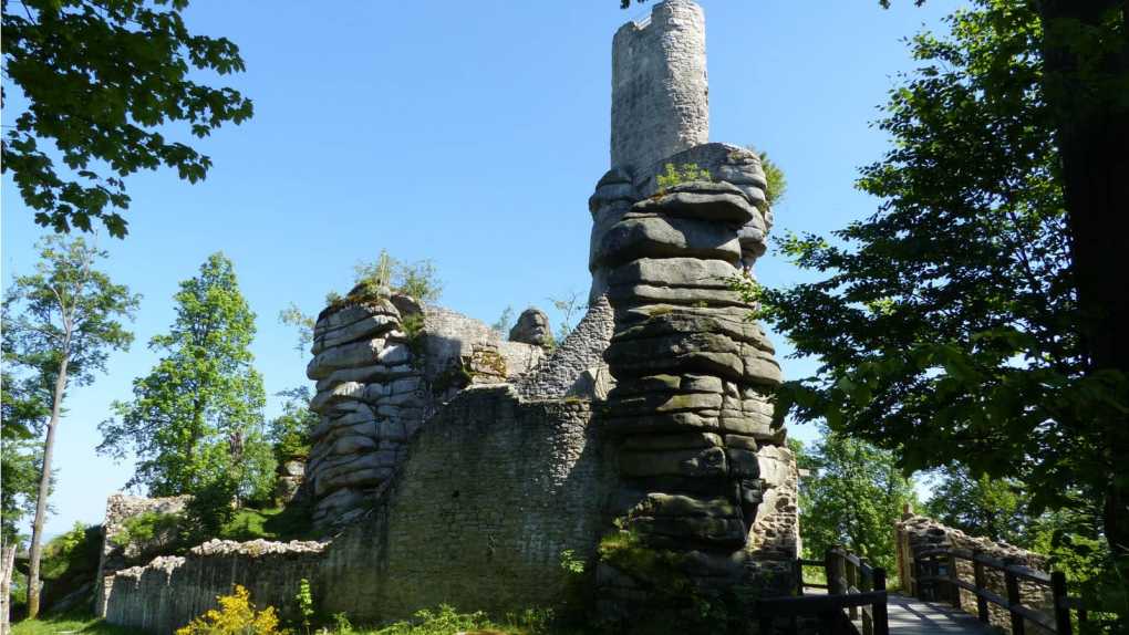 Burgruine Weißenstein im Steinwald