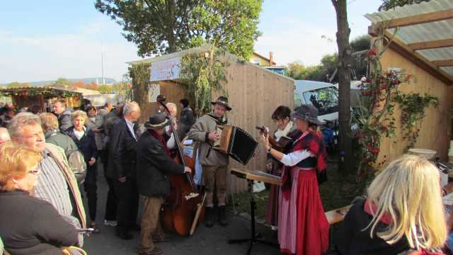 Musik und Stände auf dem Kartoffelfest in Neualbenreuth beim Sibyllenbad
