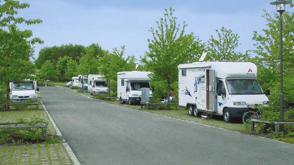 Reisemobilhafen im Kurpark beim Sibyllenbad