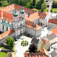 Luftaufnahme vom Kloster in Waldsassen