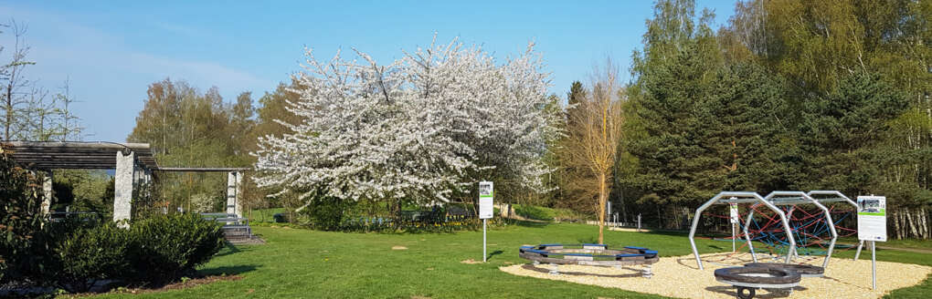Pergola und Motorik-Fun Park im Kurpark