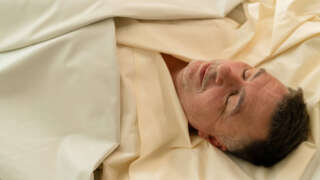 Gast in der Packungsliege